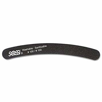 SASSI USA Пилка для ногтей - Nail File Washable Black